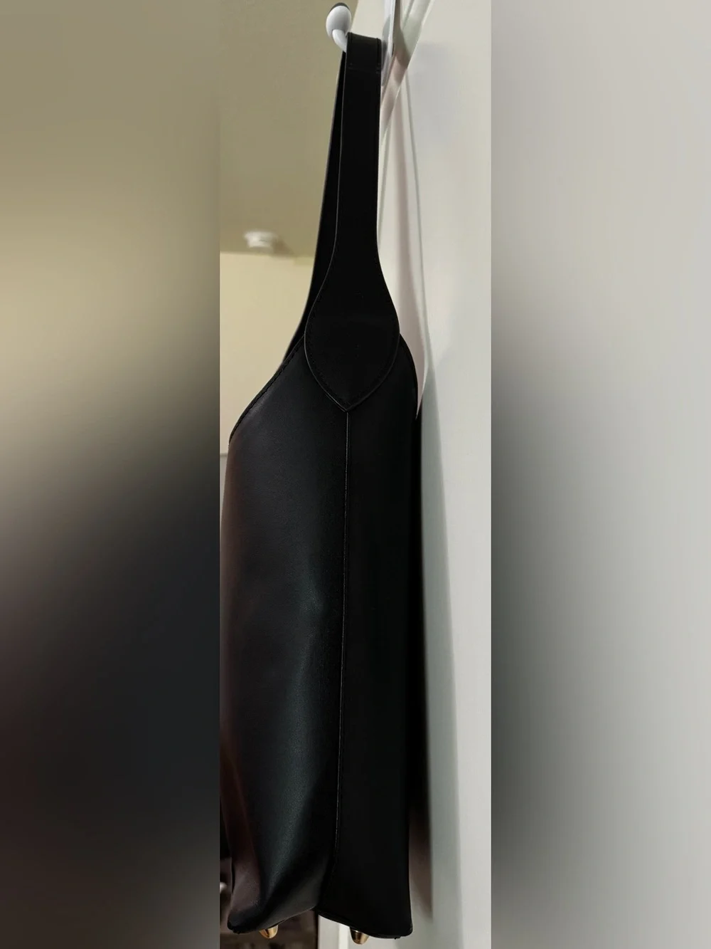 Divina Firenze Black Shoulder Hobo Bag Made in Italy
